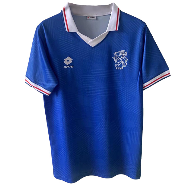 Netherlands maglia da calcio retrò da trasferta divisa da calcio seconda maglia sportiva da uomo maglia sportiva 1991